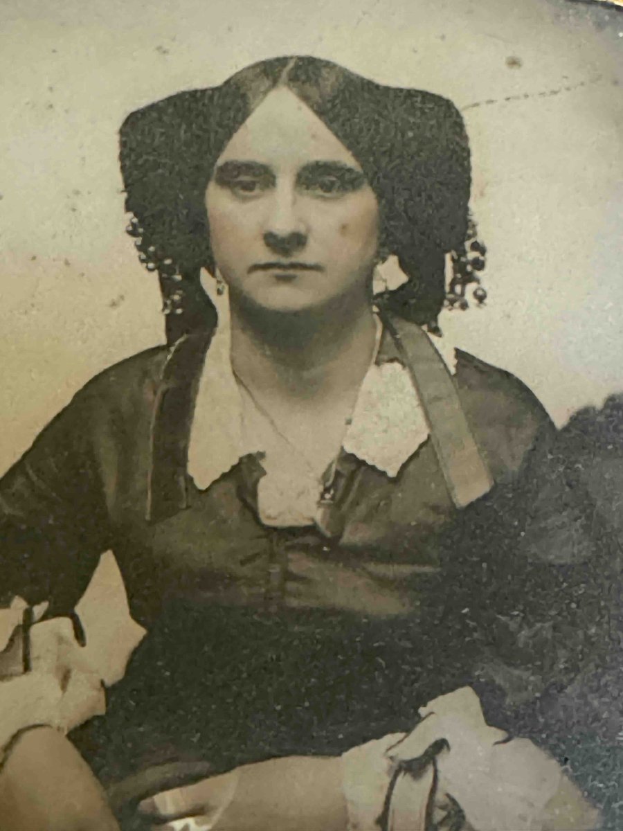 Ambrotypes Portraits d'un couple dans un Union Case en relief c.1860-photo-2