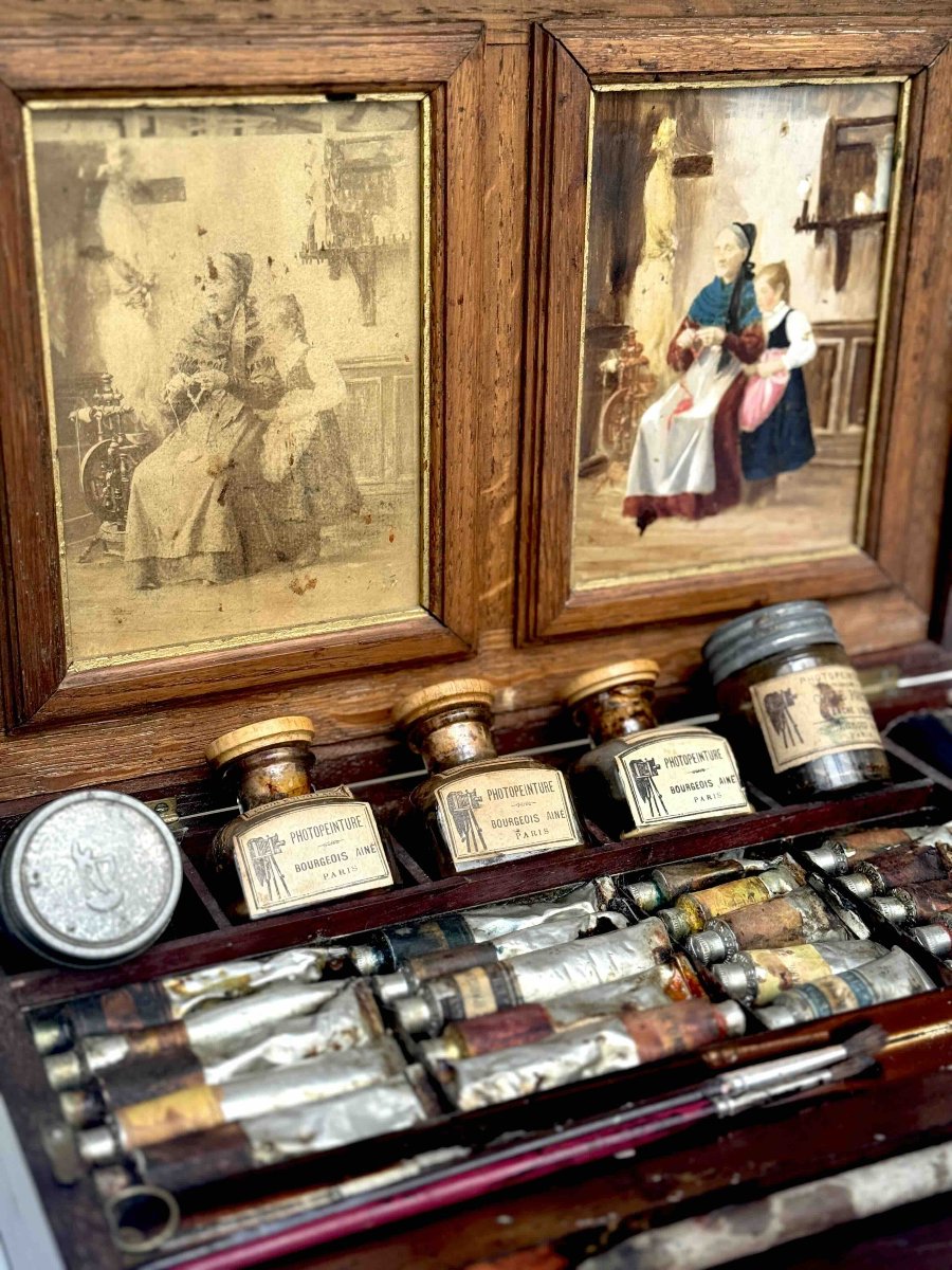 Bourgeois-aine Photo-painting Set, Circa 1898-photo-3