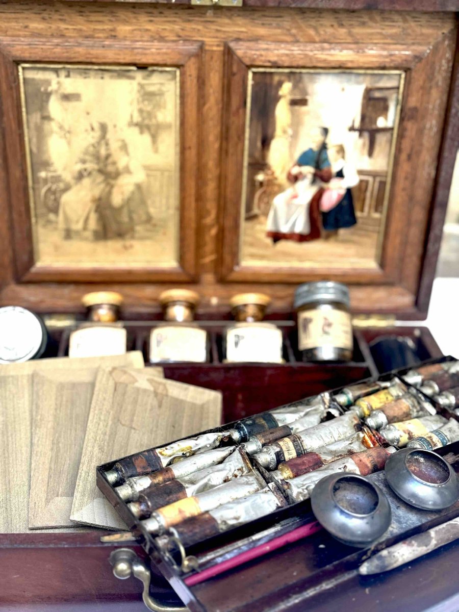 Bourgeois-aine Photo-painting Set, Circa 1898-photo-4