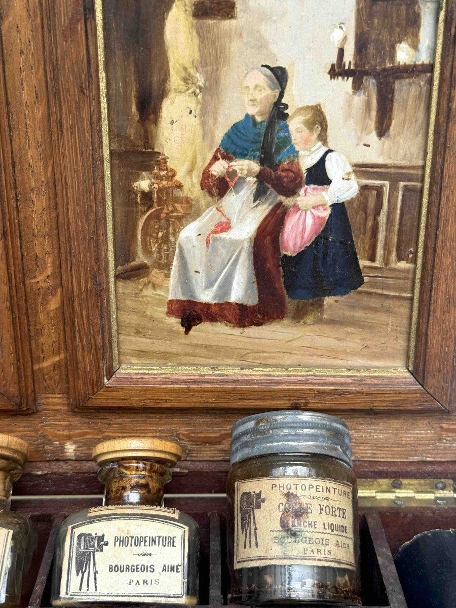 Bourgeois-aine Photo-painting Set, Circa 1898-photo-5