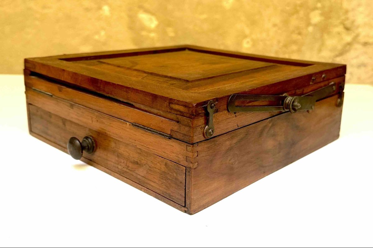 Wooden Tailoring Desk, Circa 1900-photo-2