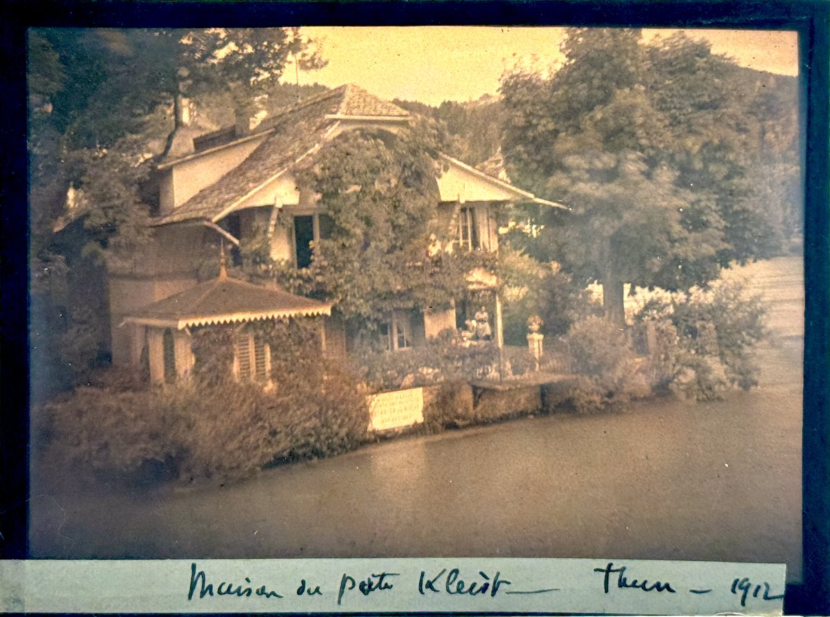 Autochrome "Maison du Poète Kleist" Thune, Suisse  circa 1912-photo-3