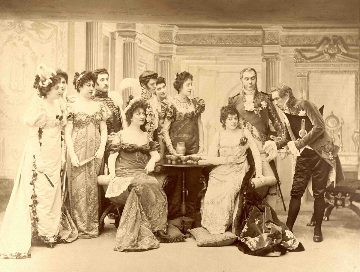 Nadar, "madame Sans-gêne," Signed, Circa 1893; Albumen Print