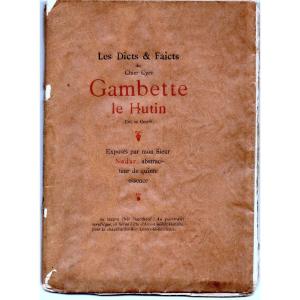Nadar “gambette Le Hutin” Signed And Numbered “nc”