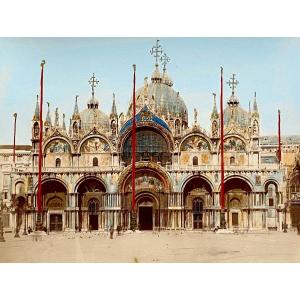 Ricordo Di Venezia Album de Paolo SALVIATI (1818-1894) de 24 Tirages Albuminés Colorisés