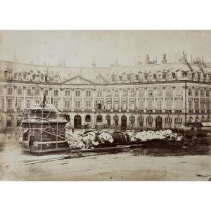 Colonne De La Place Vendôme, Ruines De La Commune De Paris Paul Loubere C.1871