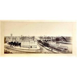 Adolphe Braun, Vue panoramique de Paris c.1860