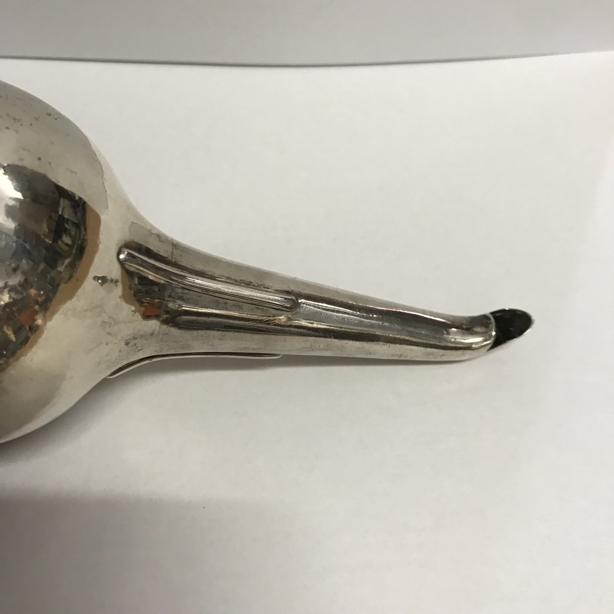 1817 English George III Wine Funnel, 925 Sterling Silver, Silversmiths R. Emes & E. Barnard-photo-1