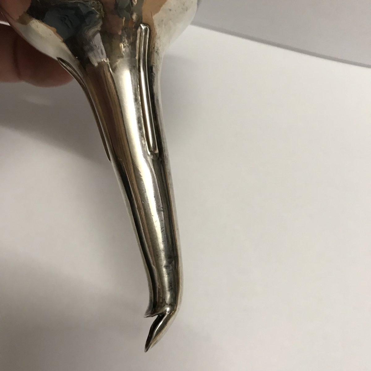 1817 English George III Wine Funnel, 925 Sterling Silver, Silversmiths R. Emes & E. Barnard-photo-4