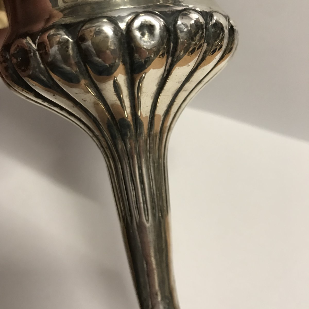 1823 English Coated Wine Decanter With Coat Of Arms, George Iv, Solid 925 Silver, By Silversmith Charles Fox, 159g-photo-5