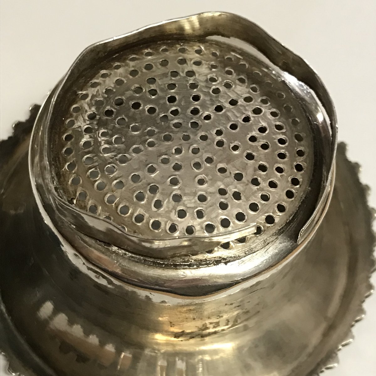 1823 English Coated Wine Decanter With Coat Of Arms, George Iv, Solid 925 Silver, By Silversmith Charles Fox, 159g-photo-7