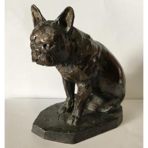Animal Bronze By Edouard Navellier (1865–1944): *charlot The Bulldog*, Signed, No. 2/8