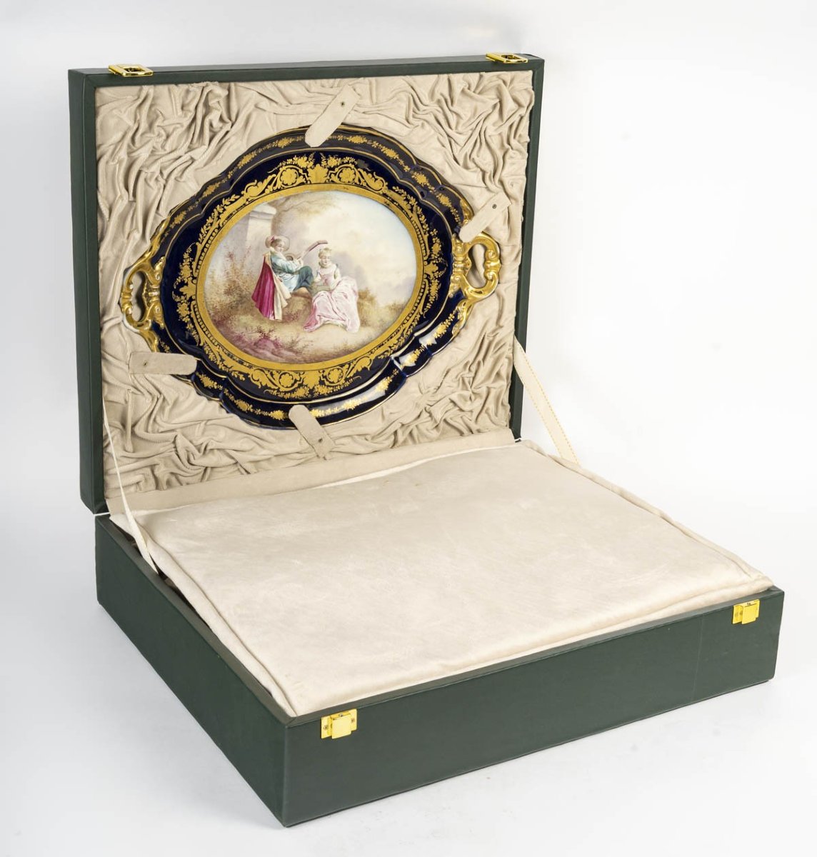 Service à café en porcelaine de Sèvres – Époque Napoléon III, XIXᵉ siècle – dans un coffret - -photo-3