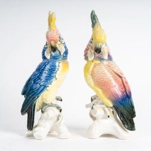 A Pair Of Porcelain Sculptures – Karl Ens Volkstedt