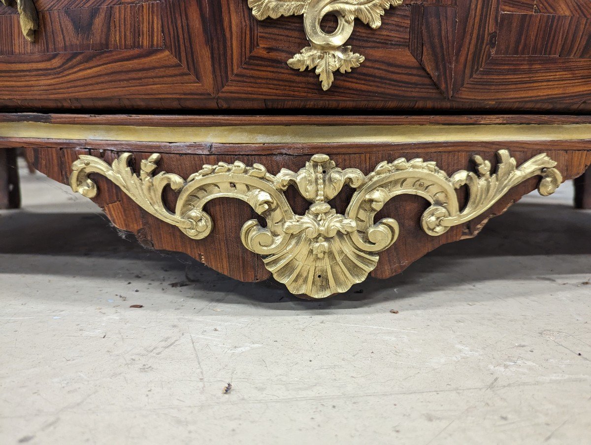 Regency Tomb Commode In Marquetry-photo-4