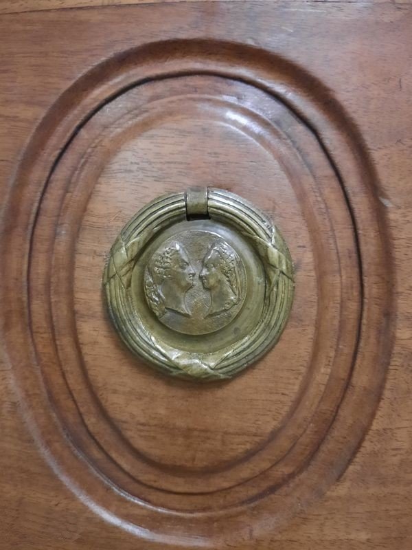 Commode d'époque Louis XV En Noyer-photo-8