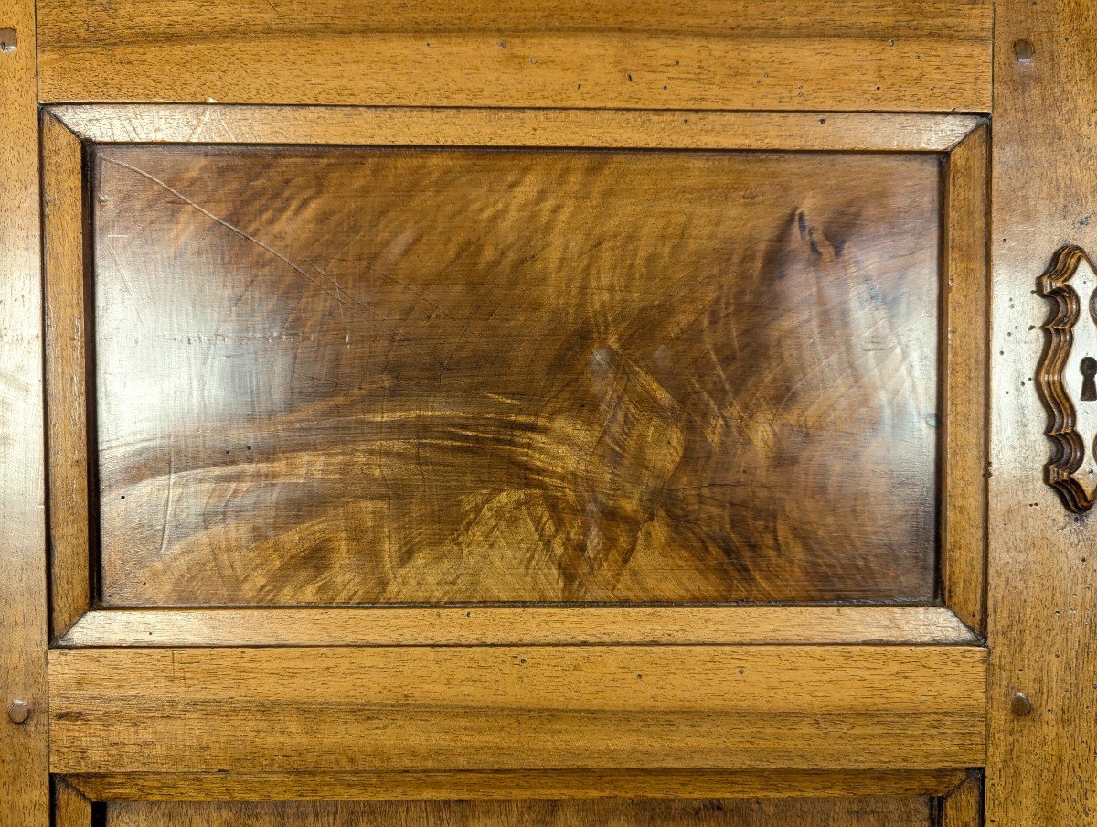 Grande Armoire époque Louis Philippe En Noyer-photo-3