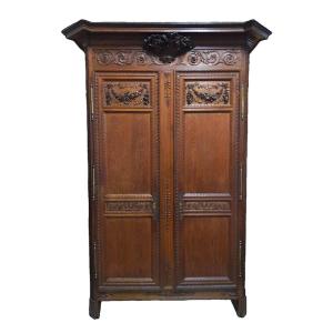 Norman Beaubec Oak Wardrobe