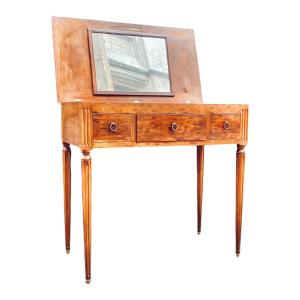 Louis XVI Period Mahogany Men's Dressing Table