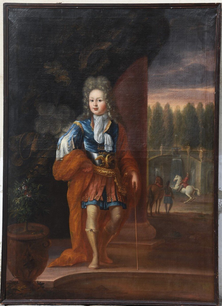 Peinture Ancienne De l'Ecole Allemande De 1700