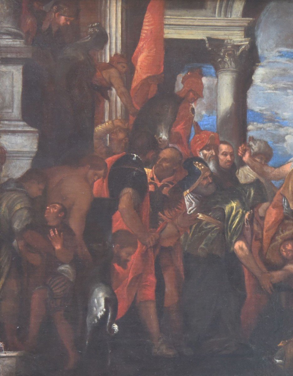 Peinture Ancienne De l'école Italienne Du XVIe Siècle-photo-4