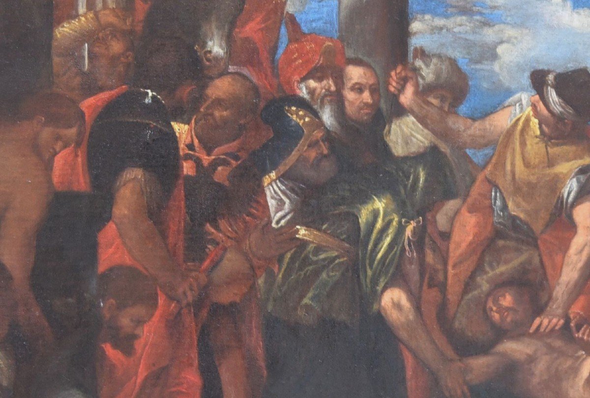 Peinture Ancienne De l'école Italienne Du XVIe Siècle-photo-2