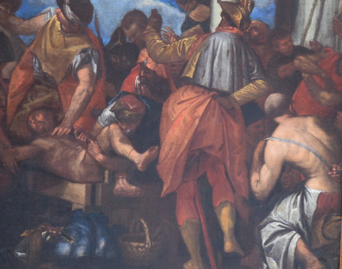 Peinture Ancienne De l'école Italienne Du XVIe Siècle-photo-3