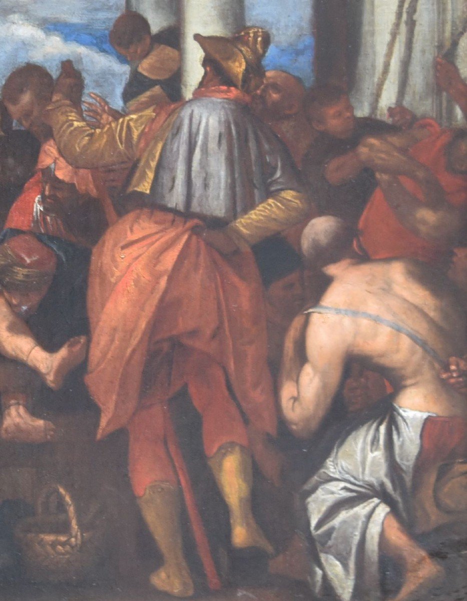 Peinture Ancienne De l'école Italienne Du XVIe Siècle-photo-7