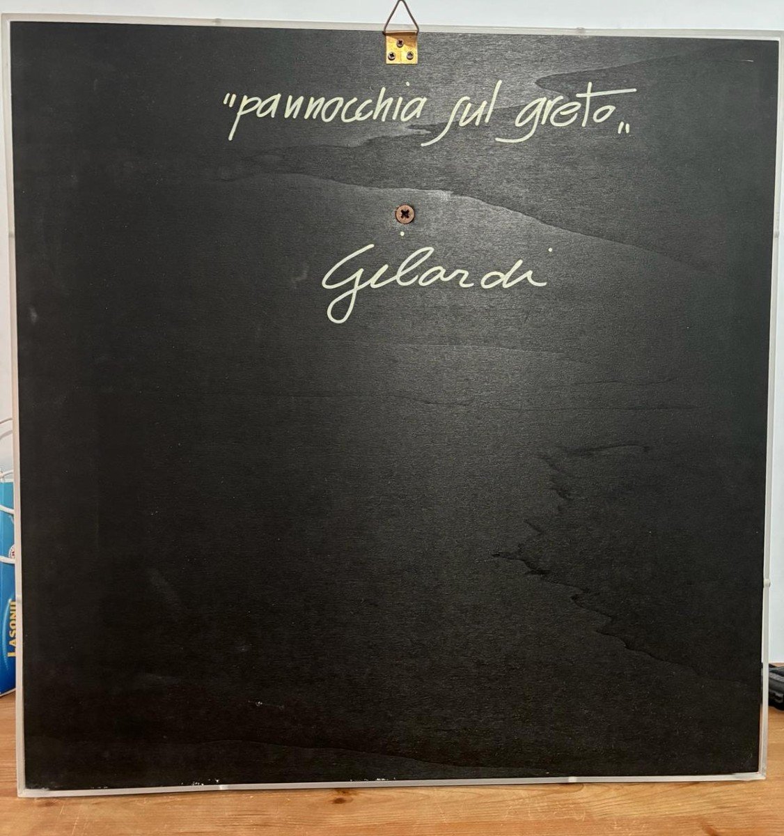 Composition “pannocchia Sul Greto” By Piero Gilardi-photo-3