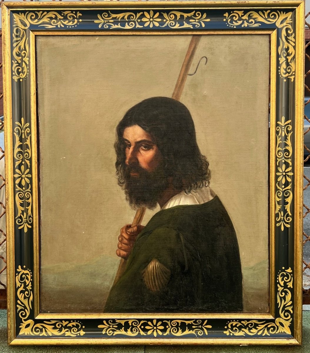 Antique 17th-century Spanish School Painting-photo-1