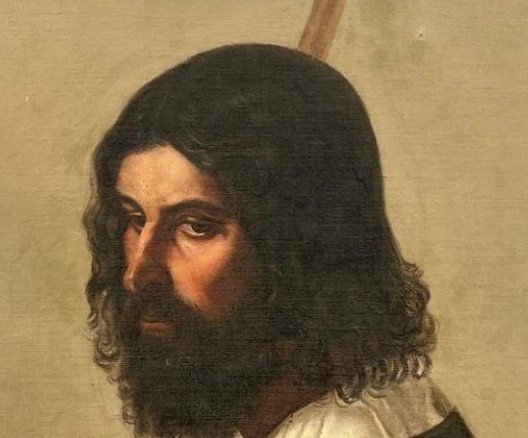 Antique 17th-century Spanish School Painting-photo-2