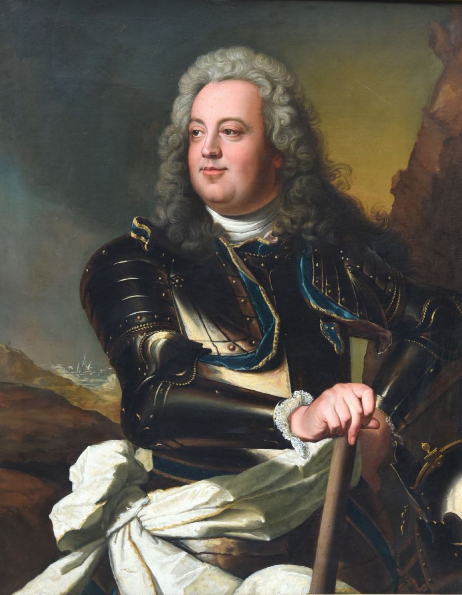 Portrait d'un officier européen de haut rang (fin XVIIe – début XVIIIe siècle)-photo-2