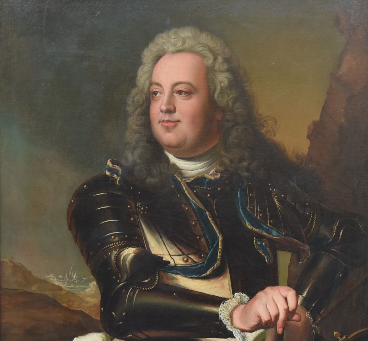 Portrait d'un officier européen de haut rang (fin XVIIe – début XVIIIe siècle)-photo-4