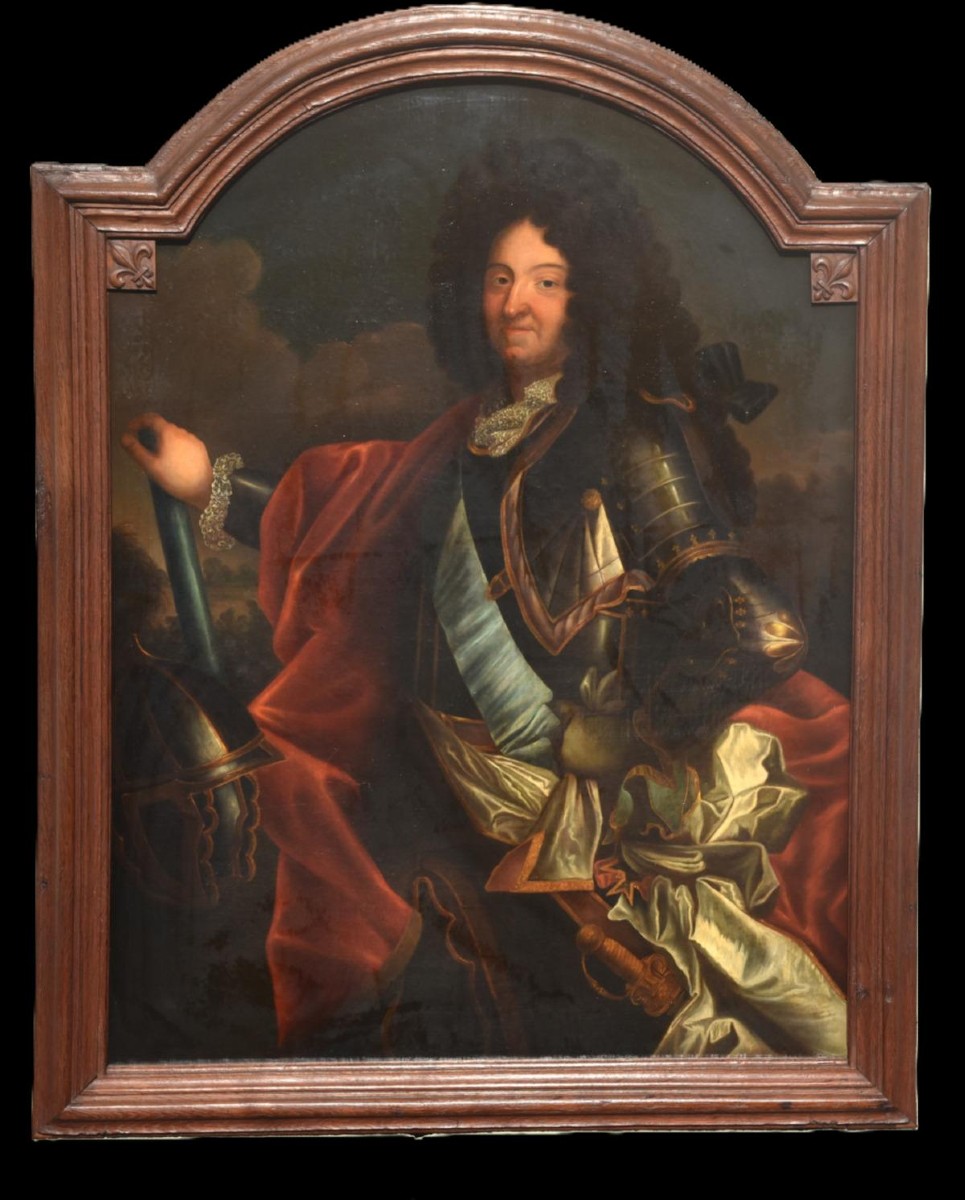 Antique Portrait Of The 18th Century French School