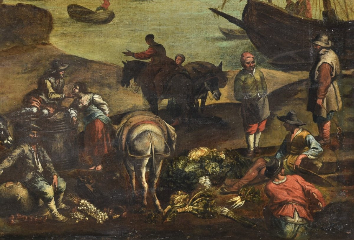Antique Paintings From The 17th-century Dutch School-photo-2
