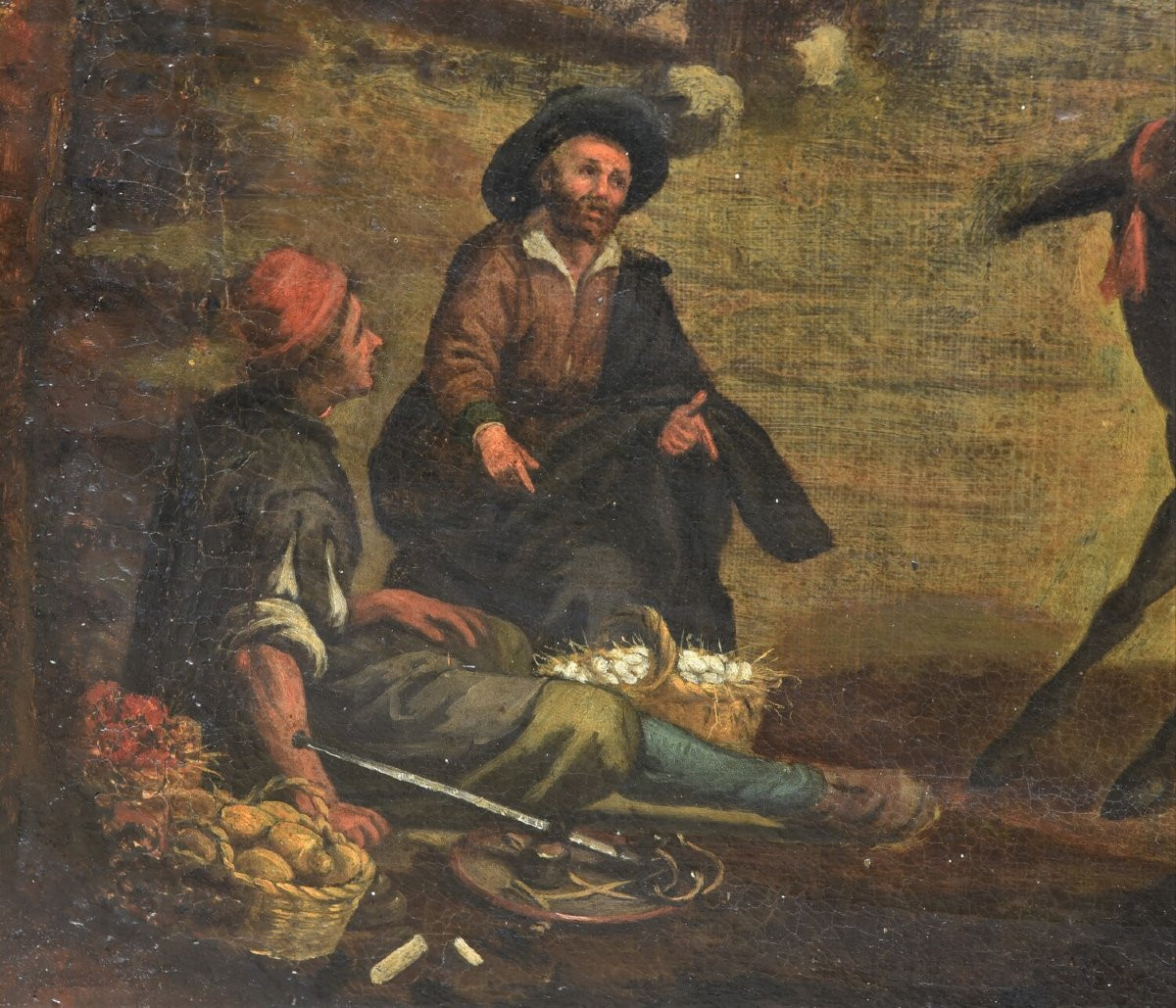 Antique Paintings From The 17th-century Dutch School-photo-3