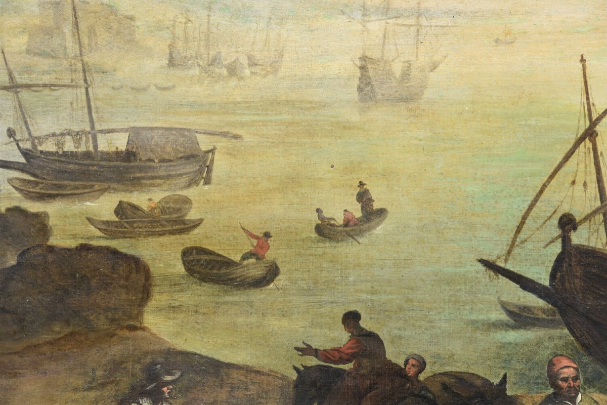 Antique Paintings From The 17th-century Dutch School-photo-3
