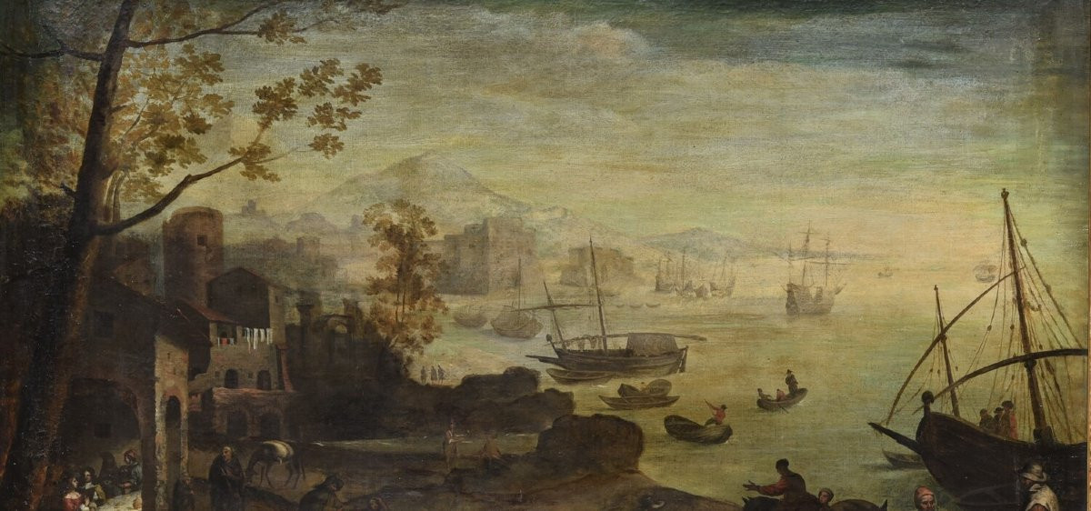 Antique Paintings From The 17th-century Dutch School-photo-4