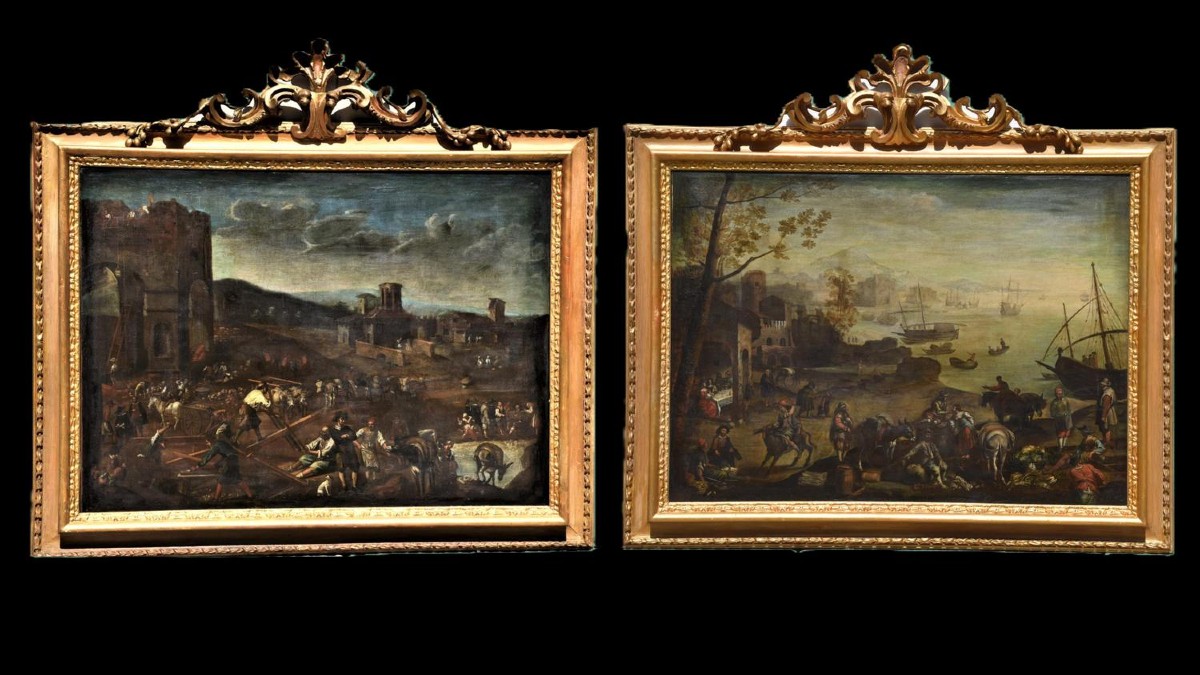 Antique Paintings From The 17th-century Dutch School