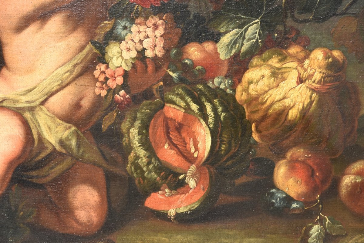 Antique Painting From The 1600s, Flemish School-photo-4