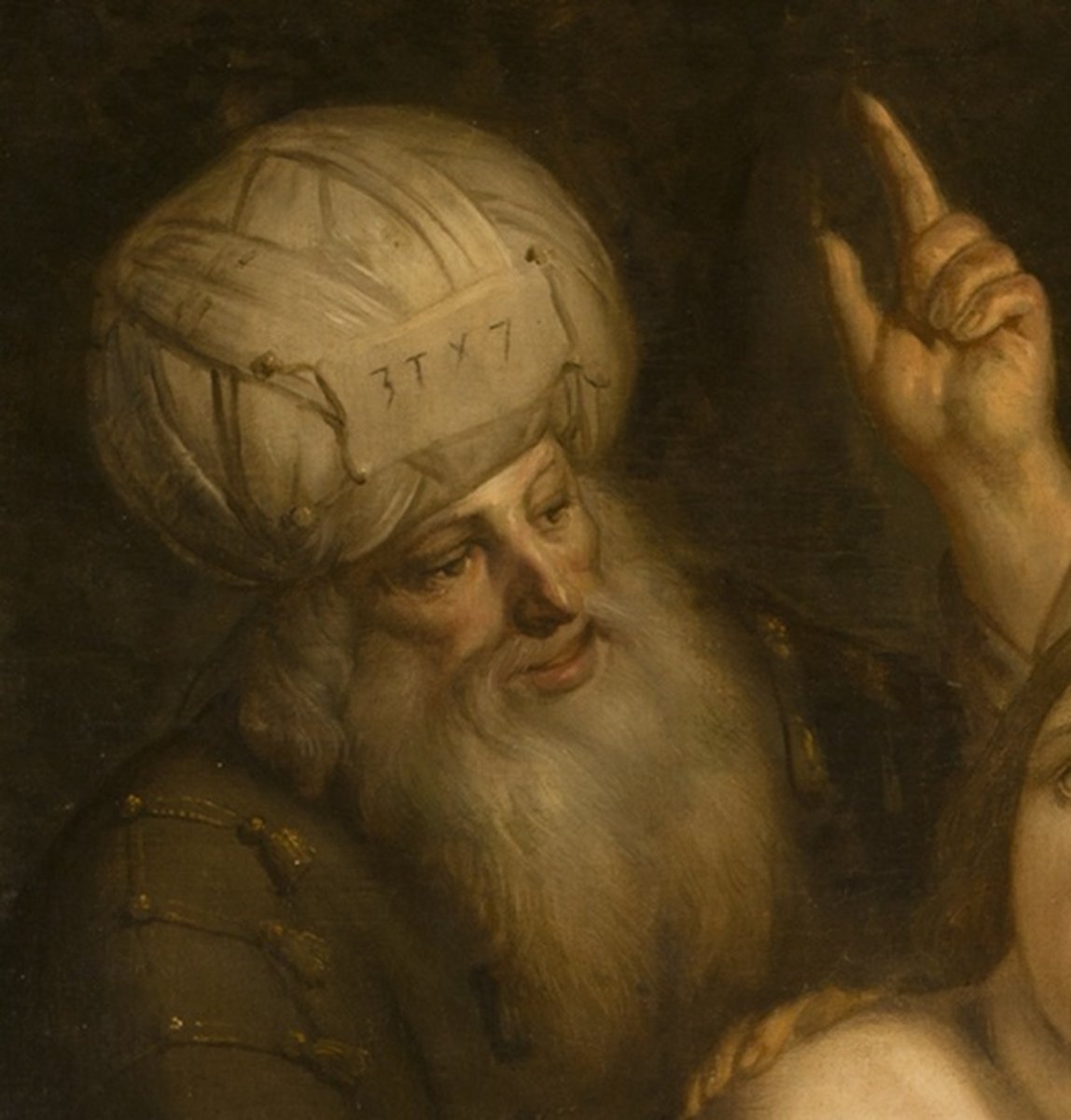 Ancient Painting Of The XVIIth Century-photo-3