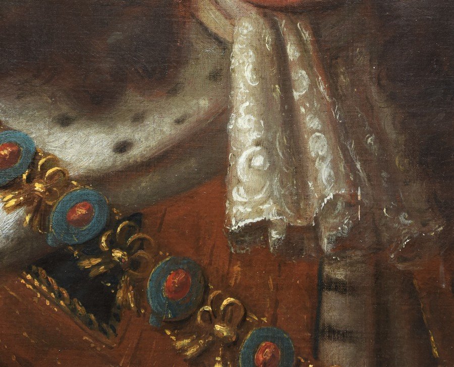 Peinture Ancienne, école Anglaise Du XVIIIe Siècle-photo-1