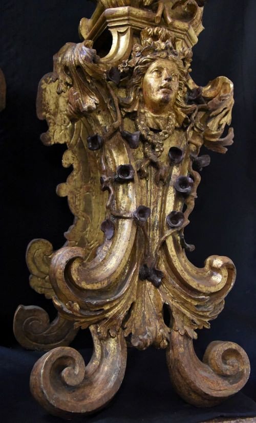 Ancienne Paire De Guéridons Du 17ème Siècle-photo-1