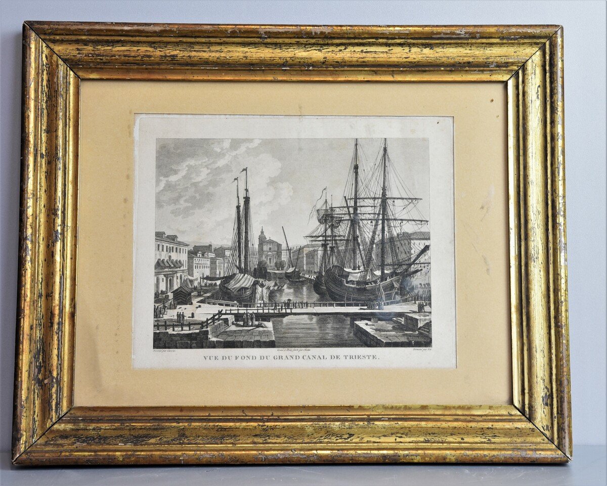 In Original Engraving With A Drawing By Cassas Louise Francoise From The Nineteenth Century-photo-2