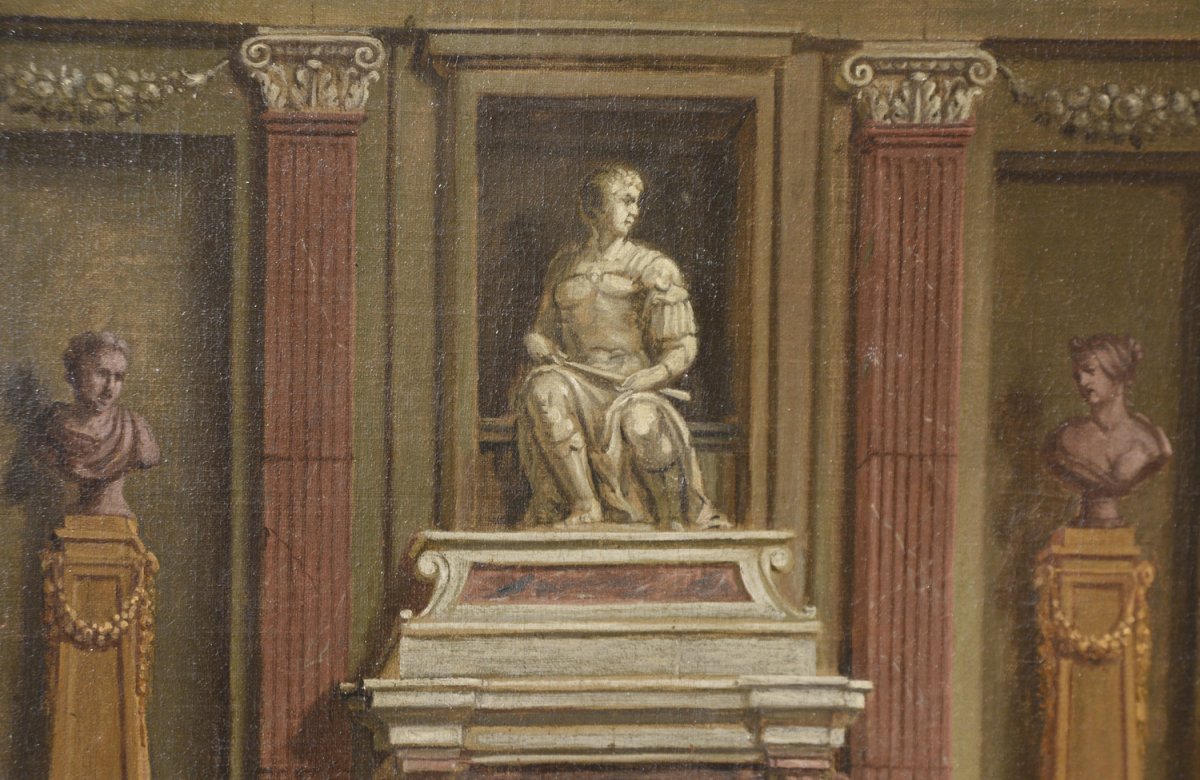 Peinture Ancienne De l'école Hollandaise Du 17ème Siècle-photo-1
