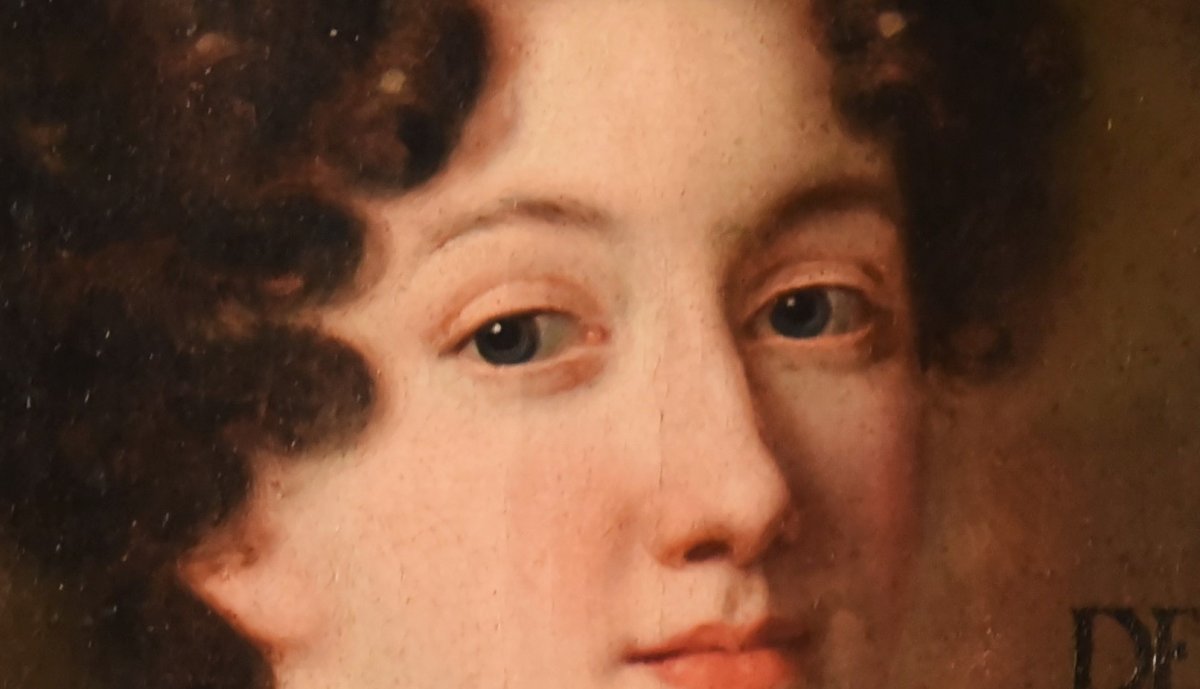 Portrait Ancien De l'école Française Du XVIIe Siècle-photo-3