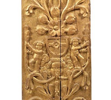 Former Pair Of Large Pilasters From The 1600s-photo-1