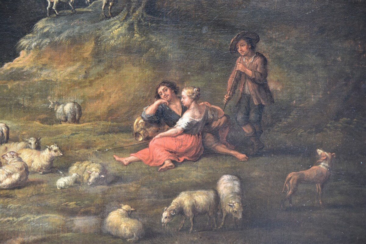Old Painting Of Large Dimensions From 1600-photo-3