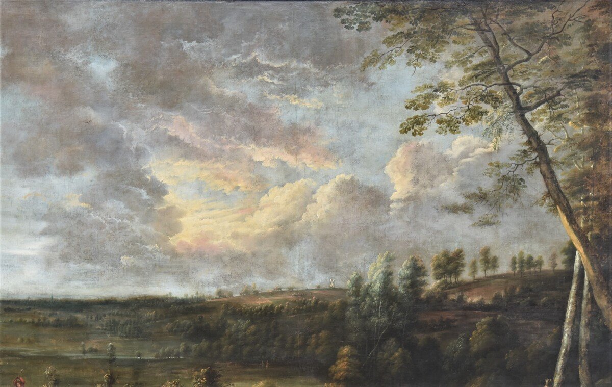 Old Painting Of Large Dimensions From 1600-photo-1