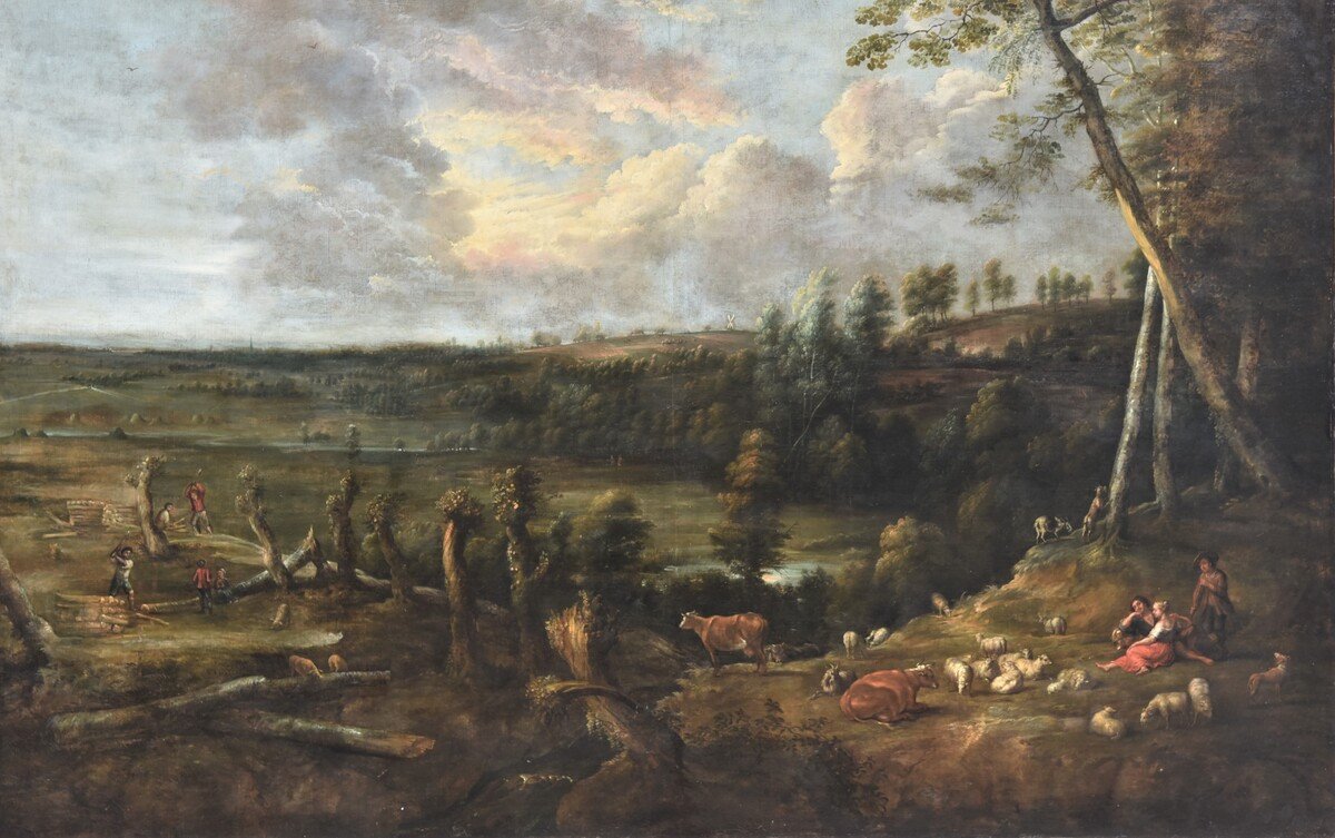 Old Painting Of Large Dimensions From 1600-photo-5